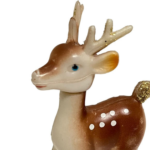 Vintage Hong Kong Plastic Reindeer Figure - Picture 2 of 9